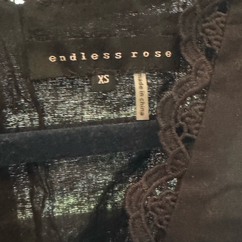 Endless Rose Black Lace Mini Dress